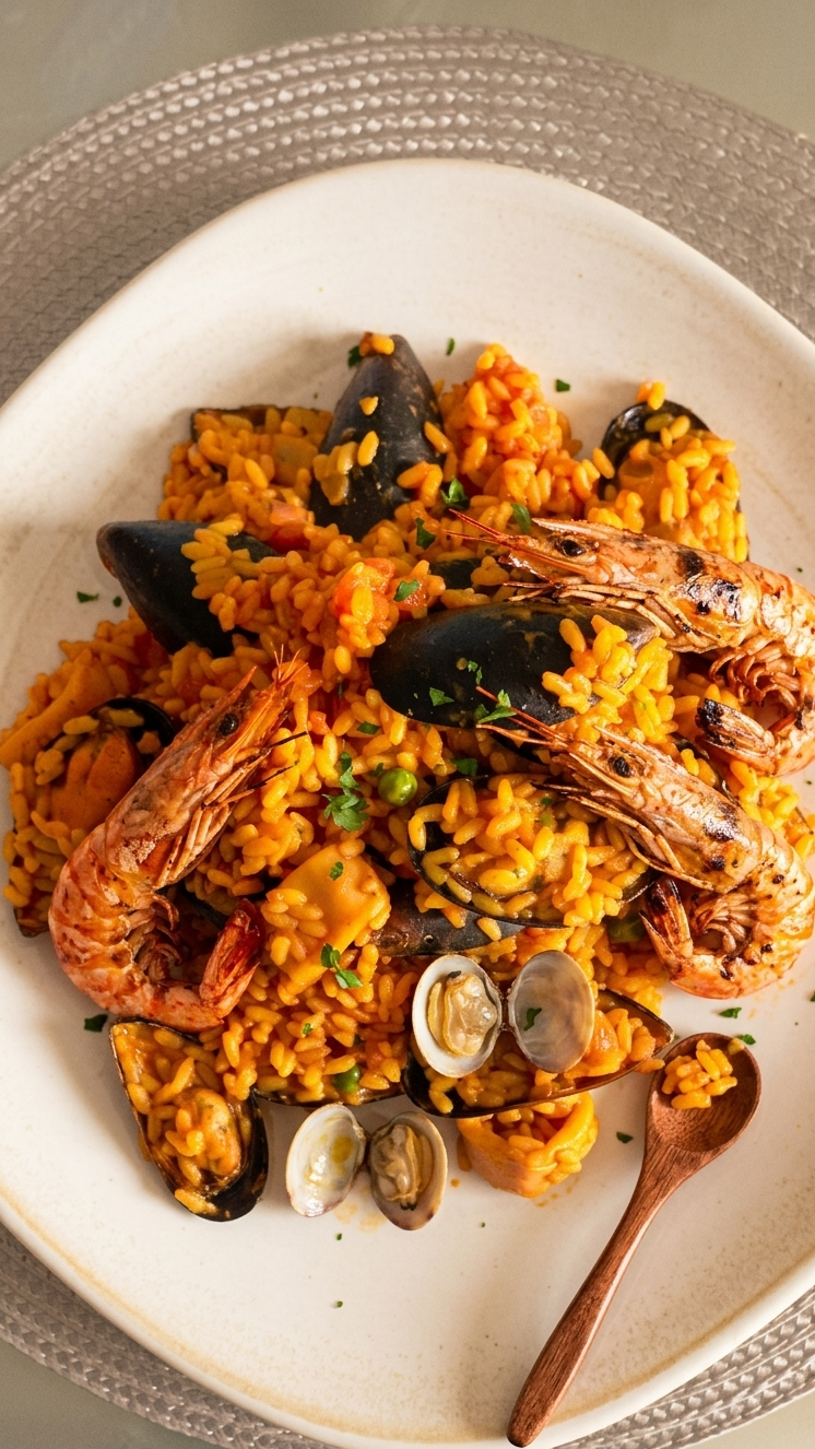 Seafood Paella (Paella de Marisco): A Refined Taste of Coastal Spain