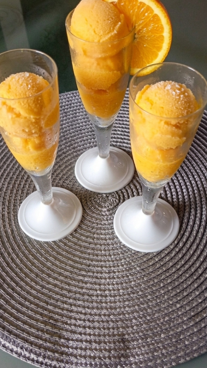 Orange Sorbet: A Luminous, Alcohol-Free Citrus Finale