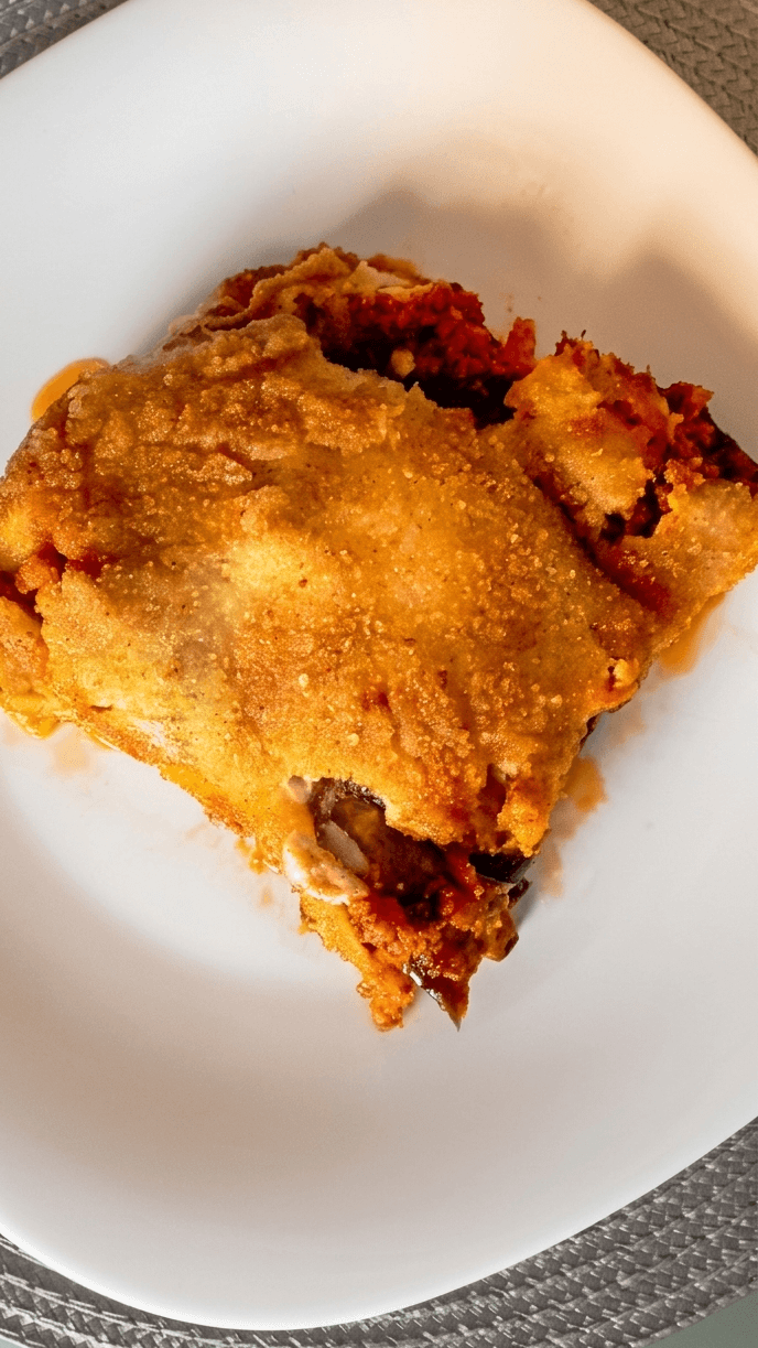 Classic Greek Moussaka — a Rich Eggplant & Lamb Casserole with Béchamel
